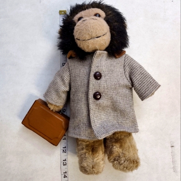 Vintage Eden Toy  Monkey Stuff Animal with Briefcase - Picture 4 of 7